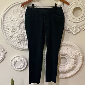 Black stretch trousers
